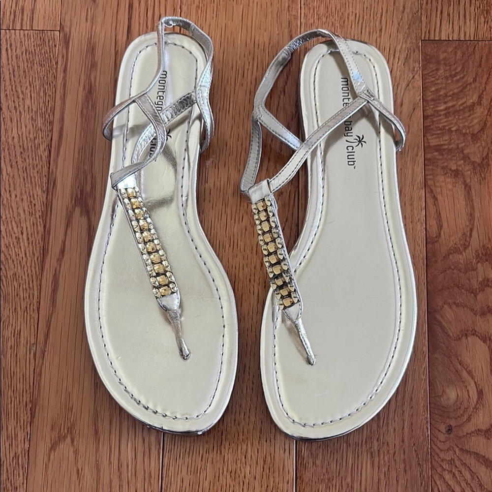 Gold sandals